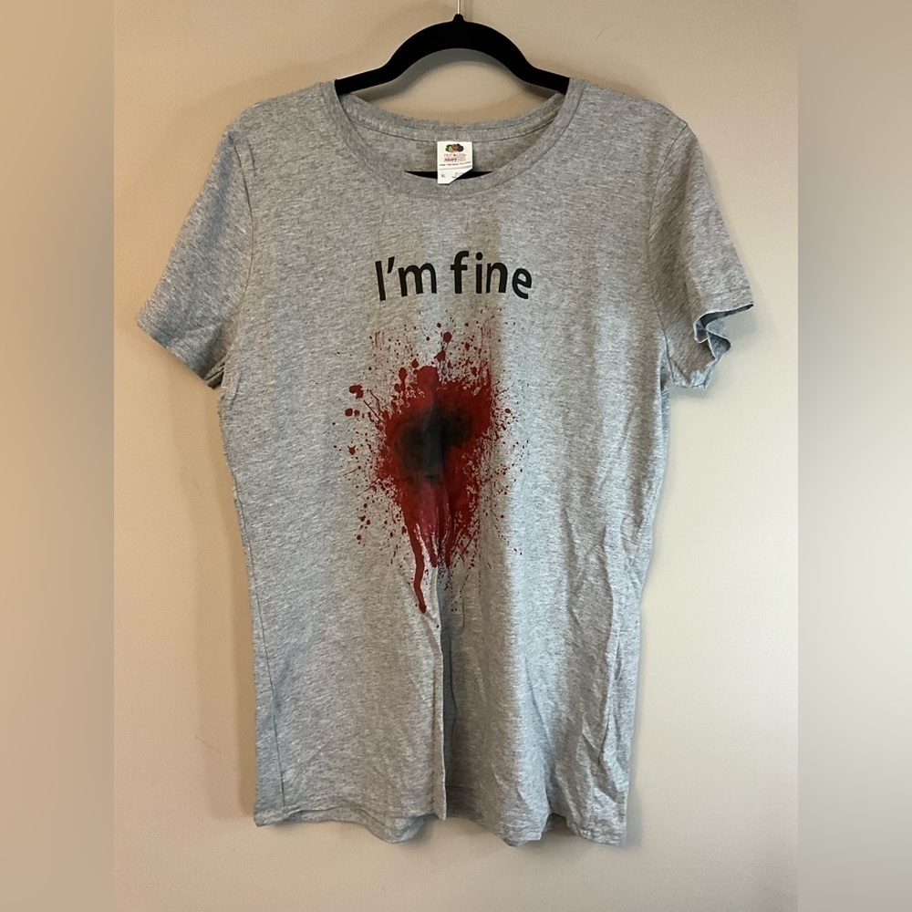 Swagge Women's I'm Fine T-Shirt size extra large